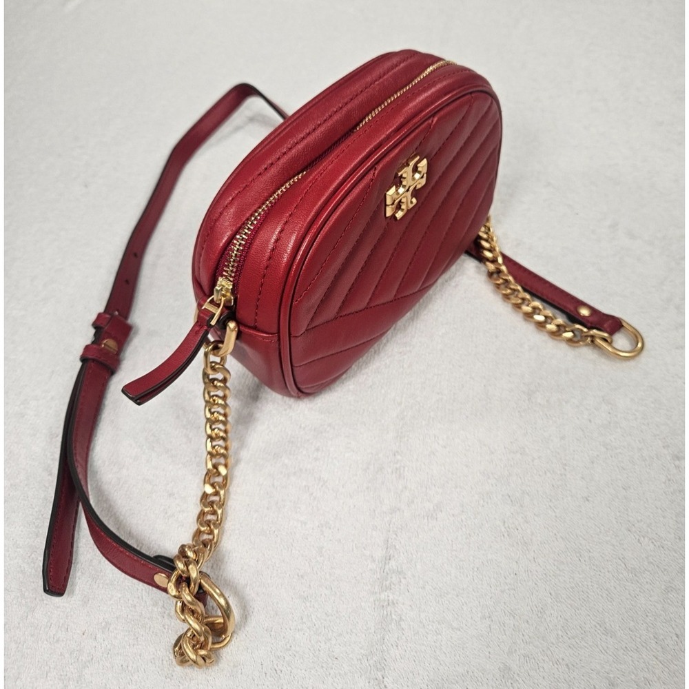 Tory Burch Fleming Soft Camera Bag – Red Quilted Leather – Gold Hardware - Picture 8 of 11